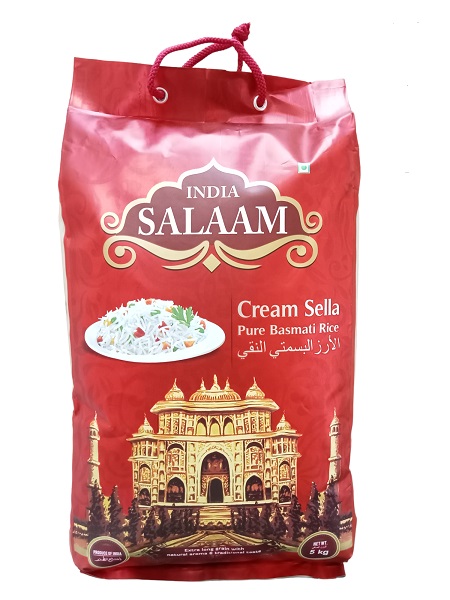 India Salaam Pure Basmati Cream Sella X Kg